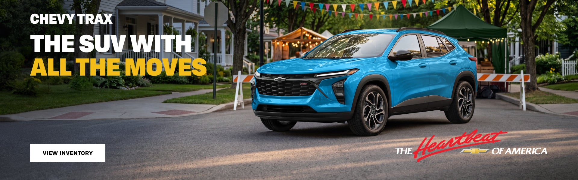 2026 Chevy Trax. The SUV with all the moves.